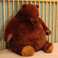 DJUNGELSKOG Dark Brown Teddy